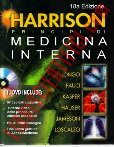 HARRISON, principi di medicina interna 18a edizione + DVD ROM